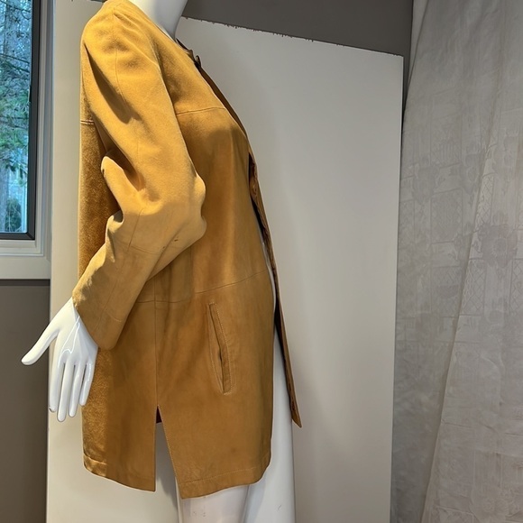 Revillon Paris Sz 8-10 Suede Open Jacket - Picture 2 of 11